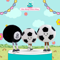 Gấu bông bóng đá Gấu Bông Online thú nhồi bông quả bi-a trái banh dễ thương cho bé