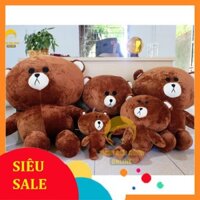 Gấu bông brown hàng cao cấp siêu dễ thương 100% trắng tinh lông siêu mịn nhằm mang lại trải nghiệm tuyệt vời cho khách mua hàng online