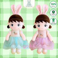Gấu Bông Búp Bê Bella, Búp Bê Tai Thỏ Dễ Thương Sang Trọng Cho Bé