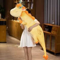 Gấu bông Búp bê linh vật năm con Rồng gối dài cho bé gái ngủ trên búp bê đồ chơi sang trọng ngủ trên giường búp bê