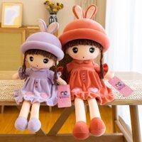 Gấu bông Búp Bê Váy Nhung Tim Đủ Size Cao Cấp Gấu Bông City - Quà tặng dễ thương cho bé
