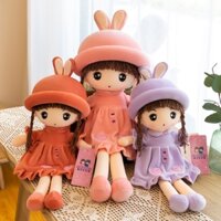 Gấu bông Búp Bê Váy Nhung Tim Đủ Size Cao Cấp Gấu Bông Hải Minh - Quà Tặng Dễ Thương Cho Bé