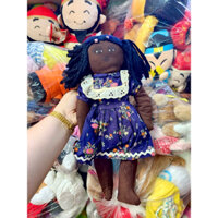 Gấu bông búp bê vin da đen siêu xinh