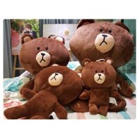 Gấu Bông Cả Gia Đình Nhà Brown 35cm- 50cm- 1m