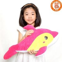 Gấu bông cá heo hồng size 50cm