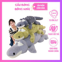 gấu bông cá sấu khổng lồ mềm mịn hàng nhập khẩu có tem ảnh thật và video thật