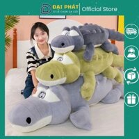 Gấu bông cá sấu lông xù size 150cm khổng lồ kích thước 100cm, 120cm, 150cm và 170cm