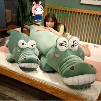 Gấu Bông Cá Sấu Mặt Ngáo Siêu Bự Siê To Mềm Mịn Cute - Gấu Ôm Cá Sấu Siêu To Khổng Lồ