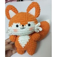 Gấu Bông Cáo 🦊 bằng Len Handmade (18cm)