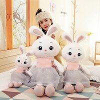 Gấu bông cao cấp Thỏ váy ren tiểu thư