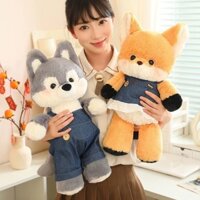 Gấu Bông Cáo chạy bộ, Cáo Đoàn Gia Hứa, Thú Nhồi Bông Hình Cáo Dễ Thương Toy