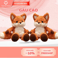 Gấu bông cáo Trạm Yêu Thương lông mềm, ấm áp và đáng yêu