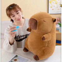Gấu Bông Capybara 35cm Chảy Nước Mũi , Thú Nhồi Bông CapyBara mũi kéo chậm Cao Cấp Xuất Khẩu