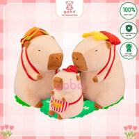 Gấu Bông Capybara balo Khoai Tây, Capybara đồ ăn nhanh dành cho nàng mê ăn Gabo Teddy Bear