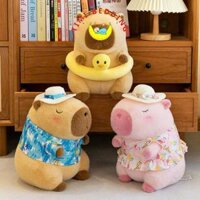 Gấu bông capybara biển mặc áo, váy bơi siêu cute và dễ thương cho bé và các chị em - Timibedding