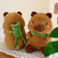 Gấu Bông Capybara đeo ếch siêu xinh - Thú Bông Capybara Đeo Ba Lô Ếch gia dụng hỏa tốc 68