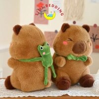 Gấu bông capybara ếch xanh đáng yêu làm món quà cho chị em và các bé - Timibedding