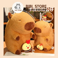 Gấu Bông Capybara Gà [ có dây cót ] hàng nhiều size Làm Từ Lông Thỏ Voi Thú Nhồi Bông Đồ Chơi