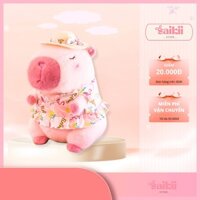 Gấu Bông Capybara Mặc Đồ Bơi, Gấu Capybara Mặc Váy Siêu Xinh - SAIKII STORE