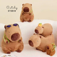 Gấu bông Capybara, móc khóa Capybara chuột lang nước đáng yêu dễ thương