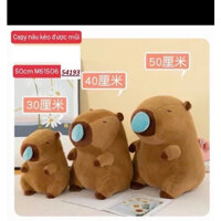 Gấu bông Capybara nâu chảy nước mũi (kéo được mũi) 50CM Capybara đáng yêu Mã M61506