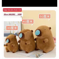 Gấu bông Capybara nâu chảy nước mũi (kéo được mũi) 30CM Capybara đáng yêu Mã M62082