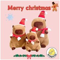 Gấu bông Capybara noel, gấu bông giáng sinh Capybara quà tặng dành cho các bé Shopgau.83