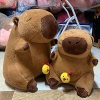 Gấu bông capybara rút gà size 45CM và size 55CM, thú nhồi bông cao cấp