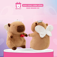 Gấu bông capybara thiên thần ghi âm Bemori thú nhồi bông capybara ghi âm 40cm cao cấp