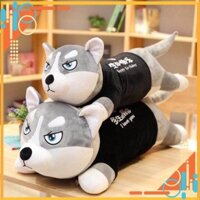 Gấu Bông Chó Husky Alaska, Lông Mềm Mịn Trong Bông Tinh Khiết