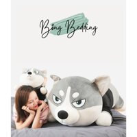 Gấu Bông Chó Husky Bông Siêu To Khổng Lồ - Gấu Bông Husky