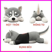 Gấu bông chó Husky, chó mặt ngáo Full Size