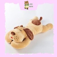 Gấu Bông Chó Le Lưỡi Nằm Dài - Thú Nhồi Bông Chó Le Lưỡi Nằm Ngủ Cao Cấp NUTA