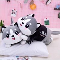 Gấu Bông Chó Mèo Alaska Size Lớn Hàng Đẹp