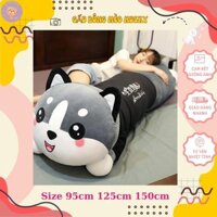 Gấu bông chó & mèo Husky Bông Siêu To Khổng Lồ - Gấu Bông Husky Cao Cấp-Thú bông Thú nhồi bông Toy