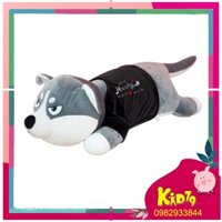 Gấu Bông Chó, Mèo Husky, Alaska 100% Bông Gòn Cao Cấp - Vải Nhung Co Dãn 4 Chiều - Giá Tại Xưởng