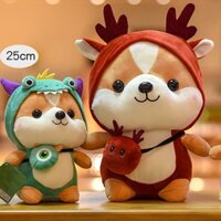 Gấu Bông Chó Shiba Cosplay Mềm Mịn ANDHERE