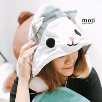 Gấu bông chữ U có mũ cute cat