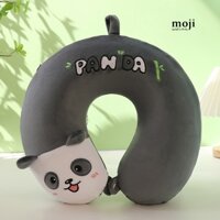 Gấu bông chữ U ruột cao su gấu trúc Panda cute face bamboo