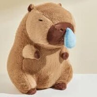 Gấu Bông Chuột Capybara Chảy Nước Mũi - Capybara Rút Mũi Đồ Chơi Gấu Bông