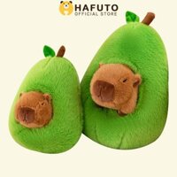 Gấu Bông Chuột Capybara Trong Quả Bơ Đáng Yêu Hafuto, Quà Tặng Đồ Chơi Thú Bông Cho Người Yêu