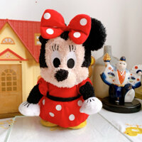 gấu bông chuột minnie có máy chính hãng disney dễ thương