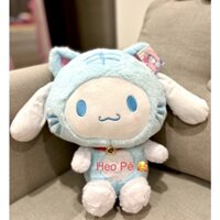 gấu bông Cinnamoroll  cosplay Mèo đeo chuông siêu xinh