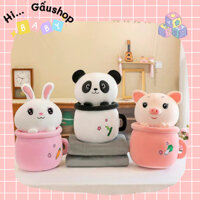 Gấu bông cốc đầu thú - Gấu shop