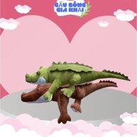Gấu Bông Con Cá Sấu Lưng Rai 80cm Chất Liệu Y Như Da Cá Sấu