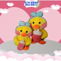 Gấu Bông Con Vịt Ôm Bình Sữa Siêu Cute