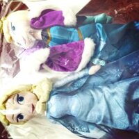 Gấu bông công chúa elsa và anna