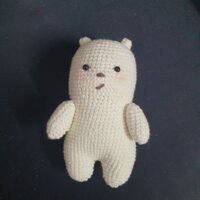 Gấu bông Crochet cho bé - Polar Bear