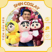 Gấu Bông Cushin cosplay, Shin mặc đồ ong, Cu shin gấu dâu- Hàng nhập khẩu