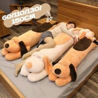 🐶💕Gấu Bông Dáng Chó Ngủ dễ thương，Thú Nhồi Bông Hình Chú Chó Dễ Thương 60/110/130/150/180 cm